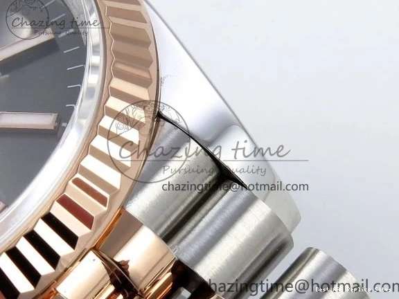 Good Copy Rolex Watches VR Brown Bracelet Best APF Edition 126231 RG 36 on FreshLook Sitck 1:1 SS DateJust Dial Jubilee 1590 904L Steel 0112